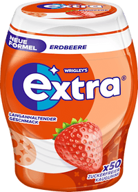 Kaugummi, Erdbeere, zuckerfrei, 50 St