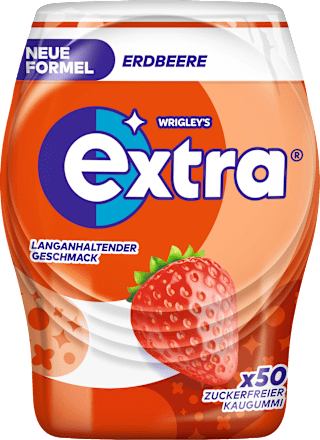 Kaugummi, Erdbeere, zuckerfrei, 50 St