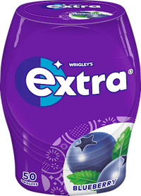 Kauwgom, Extra Blueberry, suikervrij, 50 stuks