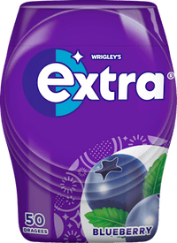 Kauwgom, Extra Blueberry, suikervrij, 50 stuks