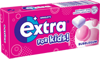 Kauwgom, Extra for Kids Bubblegum, suikervrij, 8 stuks