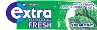 Kauwgom, Extra Professional Fresh, Spearmint, suikervrij, 10 stuks
