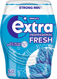 Kauwgom Extra Professional Fresh, Strong Mint, suikervrij, 50 stuks