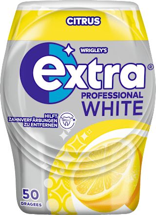 Kauwgom, Extra Professional Wit, Citrus, suikervrij, 50 stuks