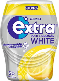 Kauwgom, Extra Professional Wit, Citrus, suikervrij, 50 stuks
