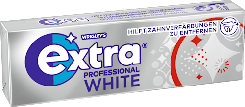 Kaugummi, Extra Professional White, zuckerfrei, 10 St