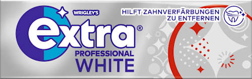 Kaugummi, Extra Professional White, zuckerfrei, 10 St