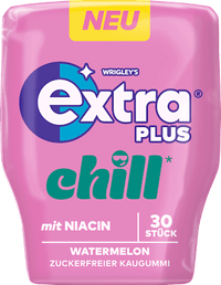 Kaugummi, PLUS Chill, Watermelon, zuckerfrei, 30 St
