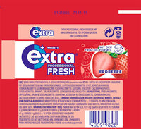 Kauwgom, Professional Fresh Strawberry, 10 stuks