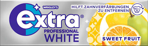 Kaugummi, Professional White, Sweet Fruit, 10 St