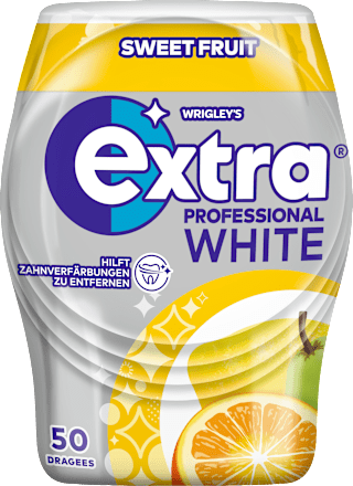 Kaugummi, Professional White, Sweet Fruit, 50 St