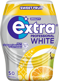 Kaugummi, Professional White, Sweet Fruit, 50 St