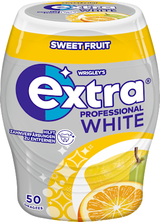 Kaugummi, Professional White, Sweet Fruit, 50 St