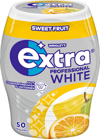 Kaugummi, Professional White, Sweet Fruit, 50 St