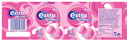 Kaugummi, Refreshers, Bubblemint, zuckerfrei, 35 St