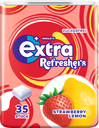 Kaugummi, Refreshers, Strawberry Lemon, zuckerfrei, 35 St