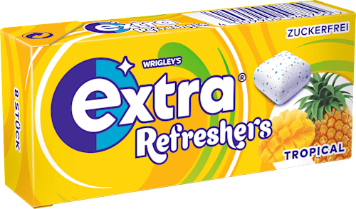 Kaugummi, Refreshers, Tropical, zuckerfrei, 8 St