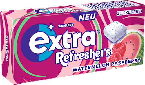 Kaugummi, Refreshers, Watermelon Raspberry, zuckerfrei, 8 St