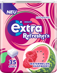 Kaugummi, Refreshers, Watermelon Raspberry, zuckerfrei, 35 St