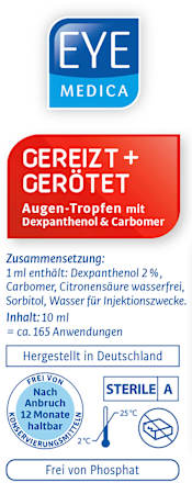Augentropfen Gereizt und Gerötet, 10 ml