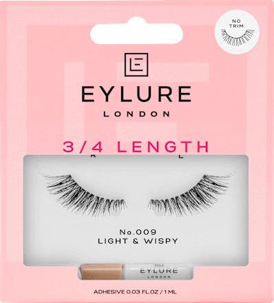 Künstliche Wimpern 3/4 Length 009 Light & Wispy (1 Paar), 2 St Eylure