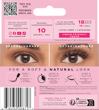 Künstliche Wimpern Full & Wispy 184 (1 Paar), 2 St