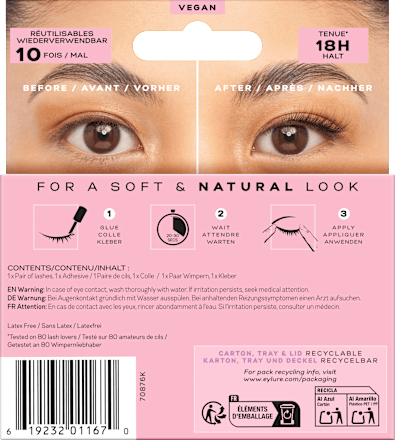 Künstliche Wimpern Half Lash 5 No Trim (1 Paar), 2 St