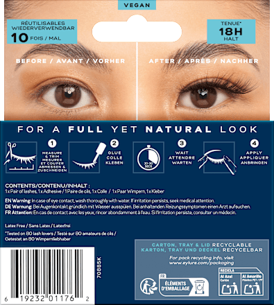 Künstliche Wimpern Volume Fox Eye Look 098 (1 Paar), 2 St