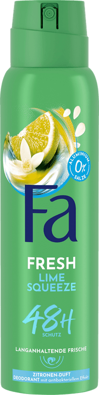 Fa Deospray Fresh Lime Squeeze, 150 ml