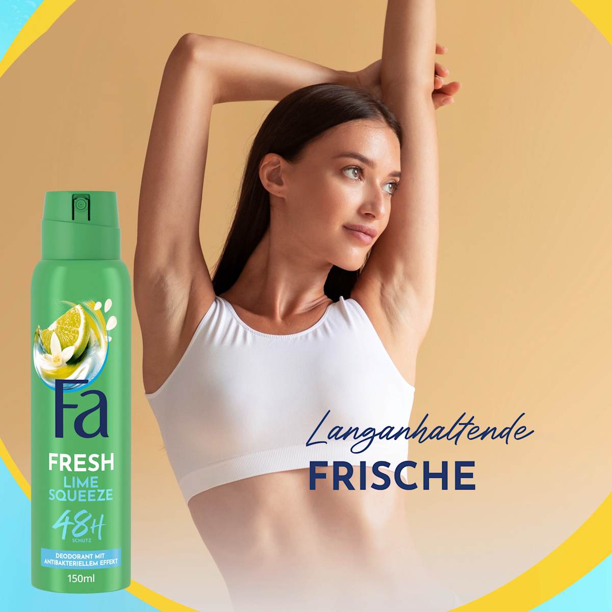 Fa Deospray Fresh Lime Squeeze, 150 ml