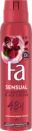 Deospray Sensual Glamorous Black Orchid, 150 ml Fa