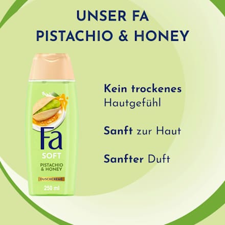 Duschcreme Pistachio & Honey, 250 ml