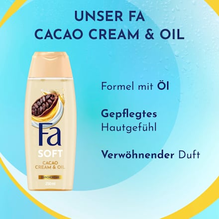 Duschcreme Soft Cacao Cream & Oil, 250 ml