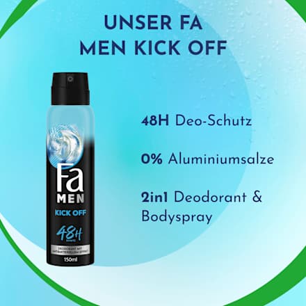 Deospray Men Kick Off, 150 ml