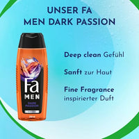 Duschgel Men Dark Passion 3in1, 250 ml