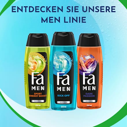 Duschgel Men Kick Off 3in1, 250 ml