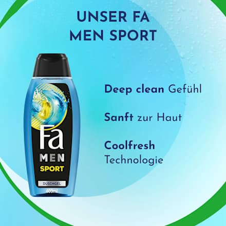 Duschgel Men Sport 3in1, 400 ml