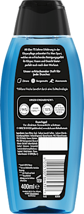 Duschgel Men Sport 3in1, 400 ml