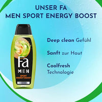 Duschgel Men Sport Energy Boost 3in1, 400 ml