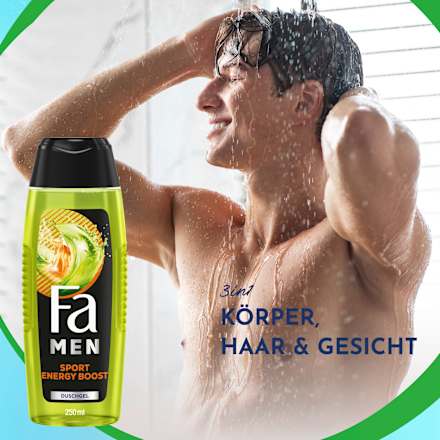 Duschgel Men Sport Energy Boost 3in1, 250 ml