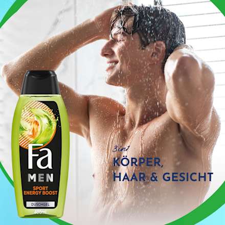 Duschgel Men Sport Energy Boost 3in1, 400 ml
