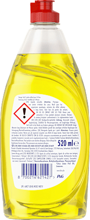 Afwasmiddel citroen, 520 ml