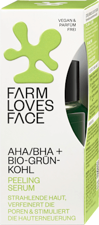 Peeling Serum AHA/BHA + Bio-Grünkohl, 28 ml Farm Loves Face