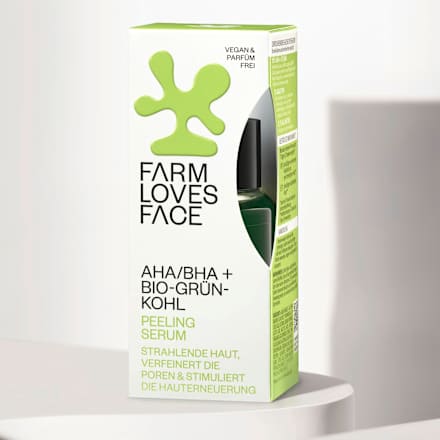 Peeling Serum AHA/BHA + Bio-Grünkohl, 28 ml Farm Loves Face