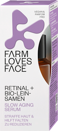 Serum Slow Aging Retinal + Bio-Leinsamen, 28 ml Farm Loves Face