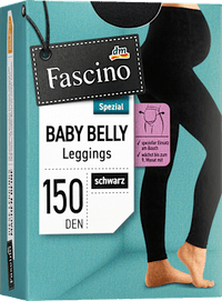 Schwangerschafts-Leggings schwarz Gr. 38/40, 150 DEN, 1 St