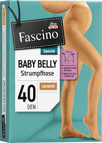 Schwangerschafts-Strumpfhose caramel Gr. 38/40, 40 DEN, 1 St