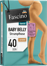 Fascino Schwangerschafts-Strumpfhose caramel Gr. 46/48, 40 DEN, 1 St