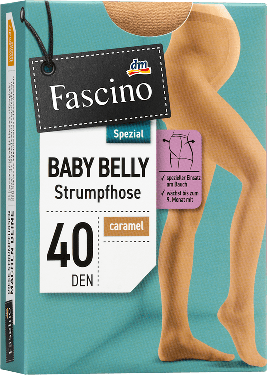 Fascino Collant de grossesse caramel Taille 46/48, 40 DEN, 1 pce