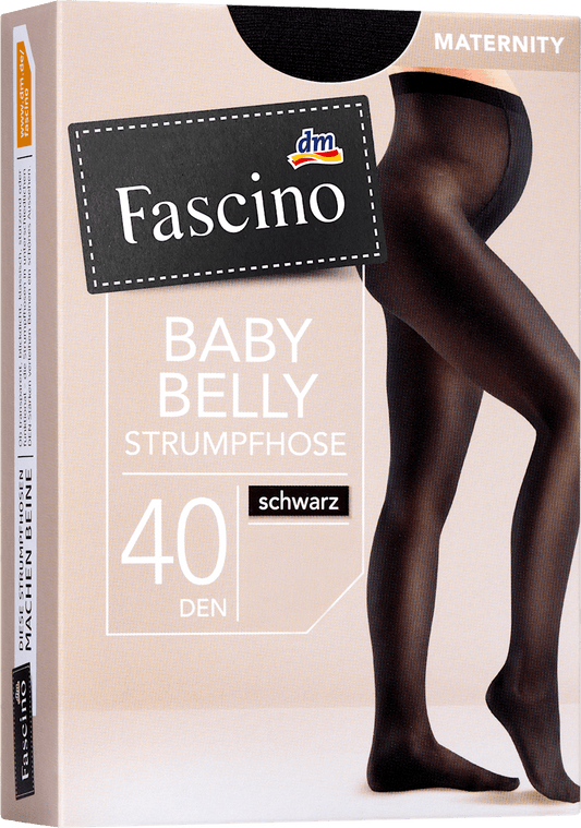 Collant de grossesse Fascino noir taille 38/40, 40 DEN, 1 pce